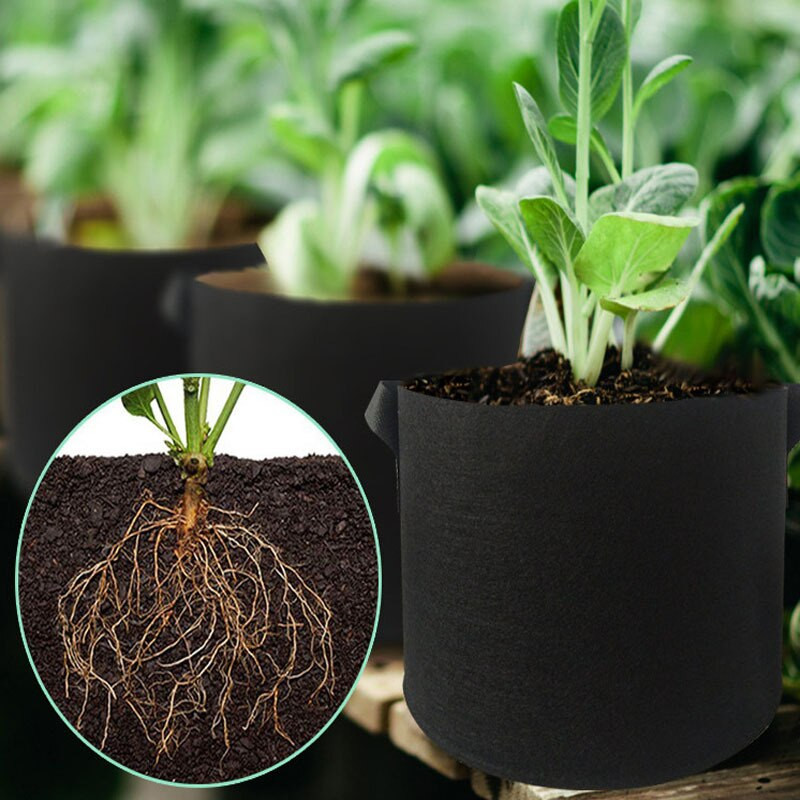 1-30 gallon növénytermesztő táskák Kerti termesztő edény környezetbarát gyümölcsökhöz Magic palántacserép üvegházhatású kertészeti eszközök