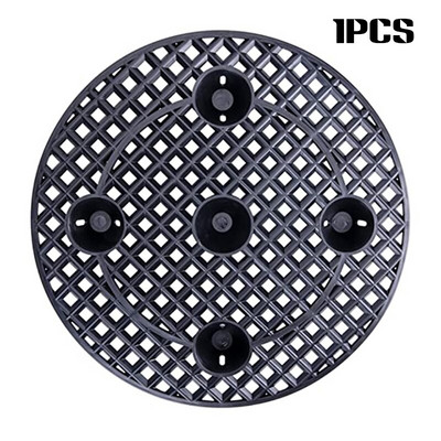 Cserepes tálca többcélú nagy teherbírású növényállvány fekete gyökérvezérlő alváz kerti kerthez, udvarhoz, erkélyhez, növényszint