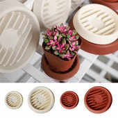 5 bucăți durabil pentru grădinărit, rotund, suport pentru bonsai din plastic