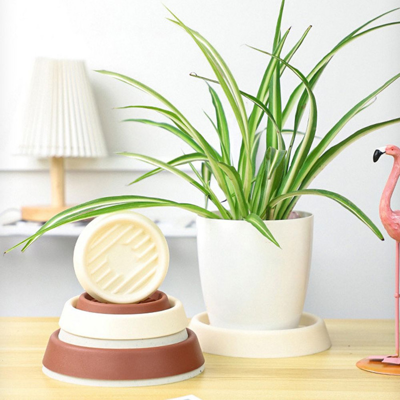 5 bucăți durabil pentru grădinărit, rotund, suport pentru bonsai din plastic