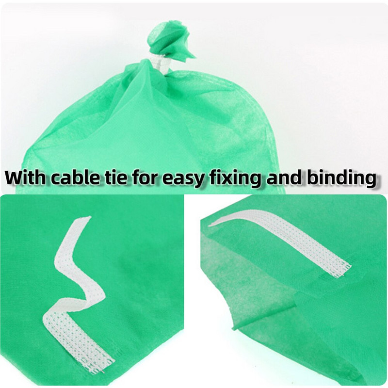 50-200 vnt Vaisių apsaugos maišelis Vynuogių obuolių Neaustinis, kvėpuojantis vandeniui atsparus kišeninis sodas, atsparus vabzdžiams ir paukščiams. 