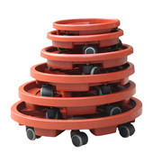 Nuimamas augalų stovas gėlių vazono padėklas su universaliu ratu, sunkiasvorio riedėjimo vazoninis stovas vidaus lauko balkono sodo įrankis