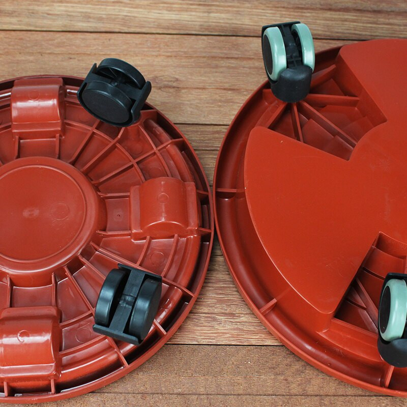 Nuimamas augalų stovas gėlių vazono padėklas su universaliu ratu, sunkiasvorio riedėjimo vazoninis stovas vidaus lauko balkono sodo įrankis