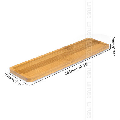 WITUSE bambusz kerek, négyzet alakú tálak tányérok pozsgás növényekhez edények tálcák talp állvány kerti dekoráció virágállvány növényállvány Bambu