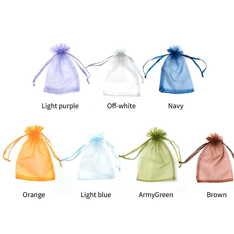 50-100 бр. Гроздови торби Градинска чанта за отглеждане на саксии Мрежена торба против птици Мрежеста торба за защита на зеленчуци и плодове Градински аксесоари