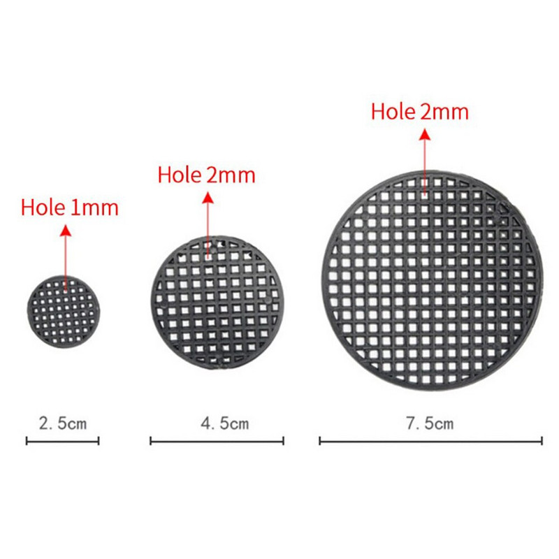500 DB/200 DB táska kerek virágcserép hálós párna, légáteresztő, szivárgásmentes alsó rácsszőnyeg vízelvezető lyuk védelemmel, tartós bonsai