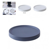 Praktiškas augalų padėklas Ekologiškas TPR gėlių vazonų dėklas Paslėptas mobilus gėlių vazonų lėkštė kiemo vazono dėklui