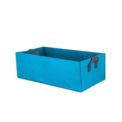 1 buc țesătură înălțat pat de grădină pat pătrat de grădină de flori sac de cultivare saci de plantare de legume o vas de pepinieră cu mânere pentru plante