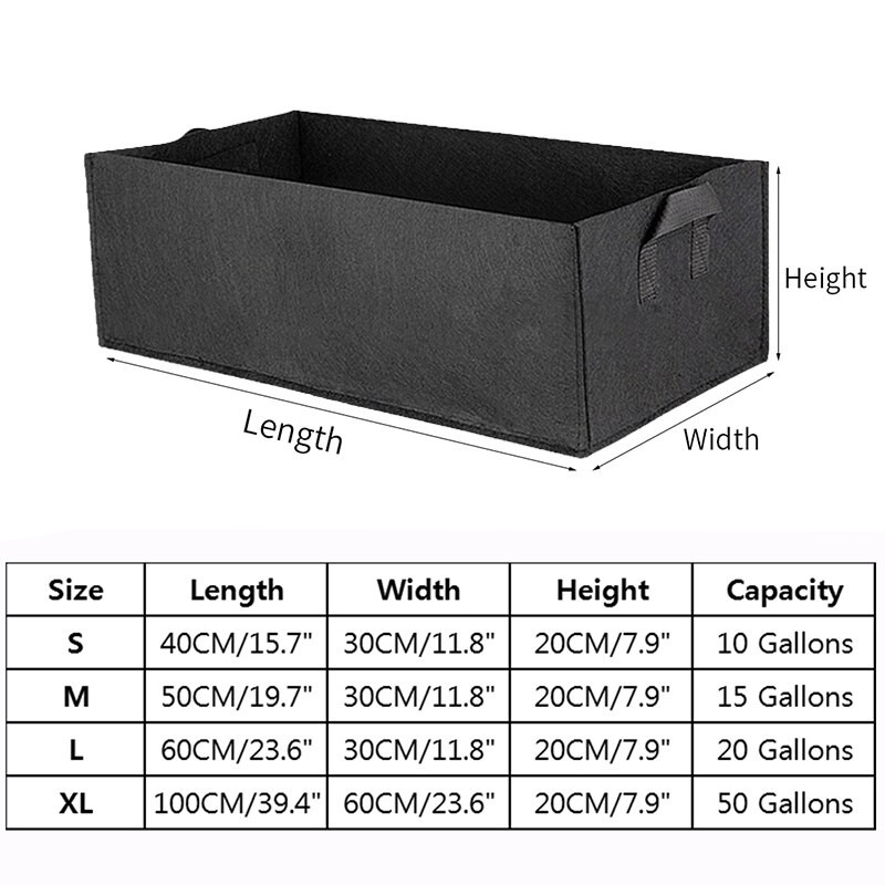 Audiniai sodo vazonai Veltinis Sodo auginimo krepšiai Lauke Daržovių Gėlių Auginimo Vazonas Daržovių Sodo Maišelių Sodinimo staklės Bolsa Cultivo