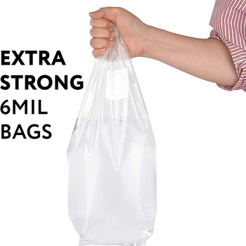 100 бр. торбички за отглеждане на гъби, дебели торбички от 6 мили, 5,9 инча x 13,8 инча, 0,2 микрометра, филтър, дишащ, автоклавируем