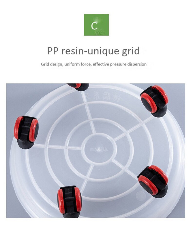 Farfurioare din plastic pentru plante Tavă pentru ghiveci de flori pentru plante/Mobil cu roată cu bază cu role Tavă din plastic pentru ghiveci rezistentă la scurgeri