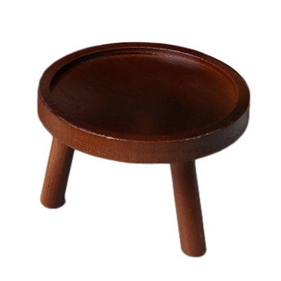 Medinis augalų stovas gėlių vazono pagrindo laikiklis taburetė lauko sodo sultingų gėlių stendo lentyna