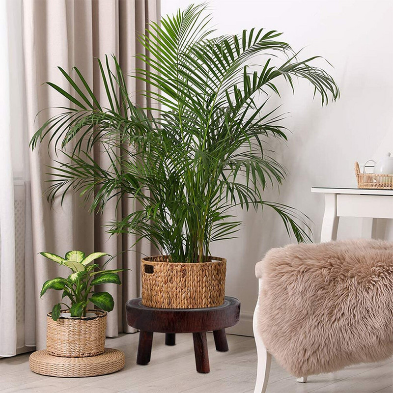 Medinis augalų stovas gėlių vazono pagrindo laikiklis taburetė Balkonas sultingų gėlių vitrinos lentynos vazonų padėklai Vidaus lauko sodo baldai