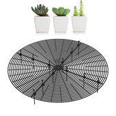 Rešetka za lonce za biljke Rešetka za lonce za biljke Poklopac za lonce za cvijeće Unutarnja vanjska Zaštita tla za lonce za višekratnu upotrebu Za sobne biljke Mačka Pas Kopanje