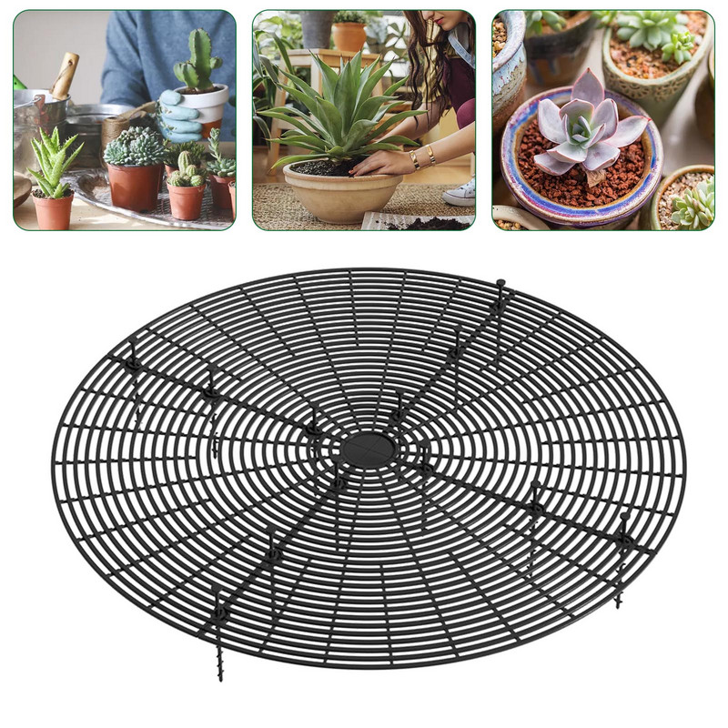 Rešetka za lonce za biljke Rešetka za lonce za biljke Poklopac za lonce za cvijeće Unutarnja vanjska Zaštita tla za lonce za višekratnu upotrebu Za sobne biljke Mačka Pas Kopanje