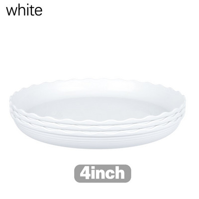 3 vnt. nauja karštų augalų lėkštė 4/6/8/10 colių lašų padėklai plastikiniai padėklų lėkštės Vidaus lauko gėlių vazonai, apvalūs