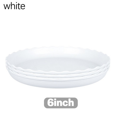 3 vnt. nauja karštų augalų lėkštė 4/6/8/10 colių lašų padėklai plastikiniai padėklų lėkštės Vidaus lauko gėlių vazonai, apvalūs