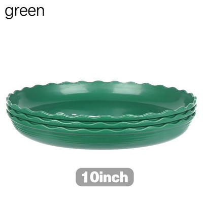 3 vnt. nauja karštų augalų lėkštė 4/6/8/10 colių lašų padėklai plastikiniai padėklų lėkštės Vidaus lauko gėlių vazonai, apvalūs