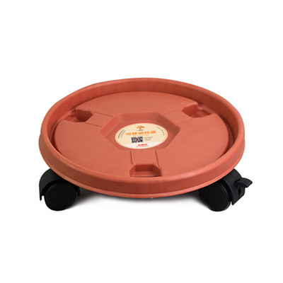 Univerzális kerekek virágcserep tartó tálca kert női lányoknak műanyag váza görgőkkel Hordozható, kerek növényállvány