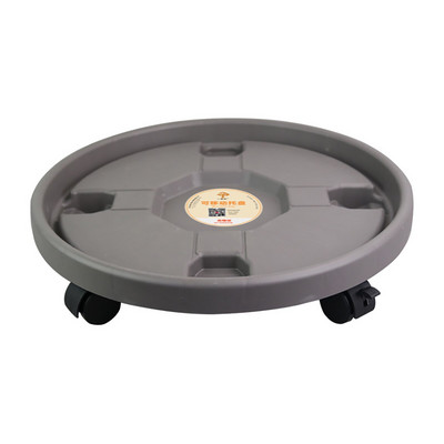 Univerzális kerekek virágcserep tartó tálca kert női lányoknak műanyag váza görgőkkel Hordozható, kerek növényállvány