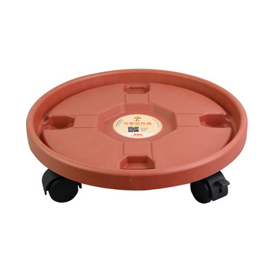 Univerzális kerekek virágcserep tartó tálca kert női lányoknak műanyag váza görgőkkel Hordozható, kerek növényállvány