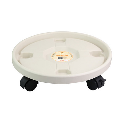 Univerzális kerekek virágcserep tartó tálca kert női lányoknak műanyag váza görgőkkel Hordozható, kerek növényállvány