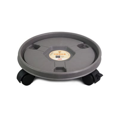 Univerzális kerekek virágcserep tartó tálca kert női lányoknak műanyag váza görgőkkel Hordozható, kerek növényállvány