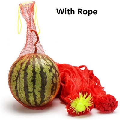 100 vnt. arbūzų auginimo tinkliniai maišeliai, daugkartinio naudojimo melionų tinkleliai, tankinami agurkams auginantiems pagalbiniai tinkliniai maišeliai daržovėms