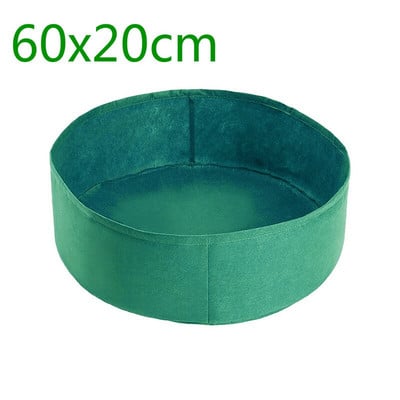 Saci de grădină de 100 de galoane Ghivece de grădină din pâslă Jardinieră de legume în aer liber Saci de plantare Ghivece de jardiniere Materiale pentru grădinărit