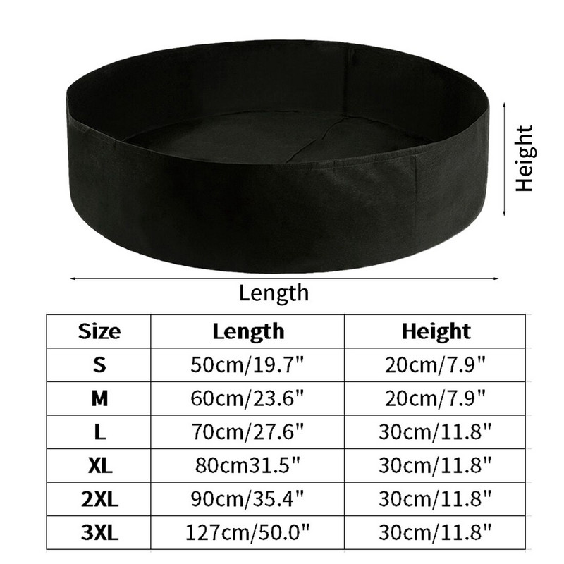 Saci de grădină de 100 de galoane Ghivece de grădină din pâslă Jardinieră de legume în aer liber Saci de plantare Ghivece de jardiniere Materiale pentru grădinărit