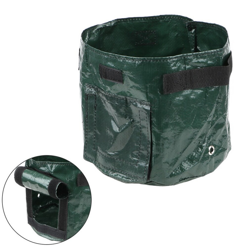 1db Zöldségnövénytermesztő táska Ültető konténeres táska Kerti kellékek Vastag kerti edény PE kendő barkács burgonyaültető