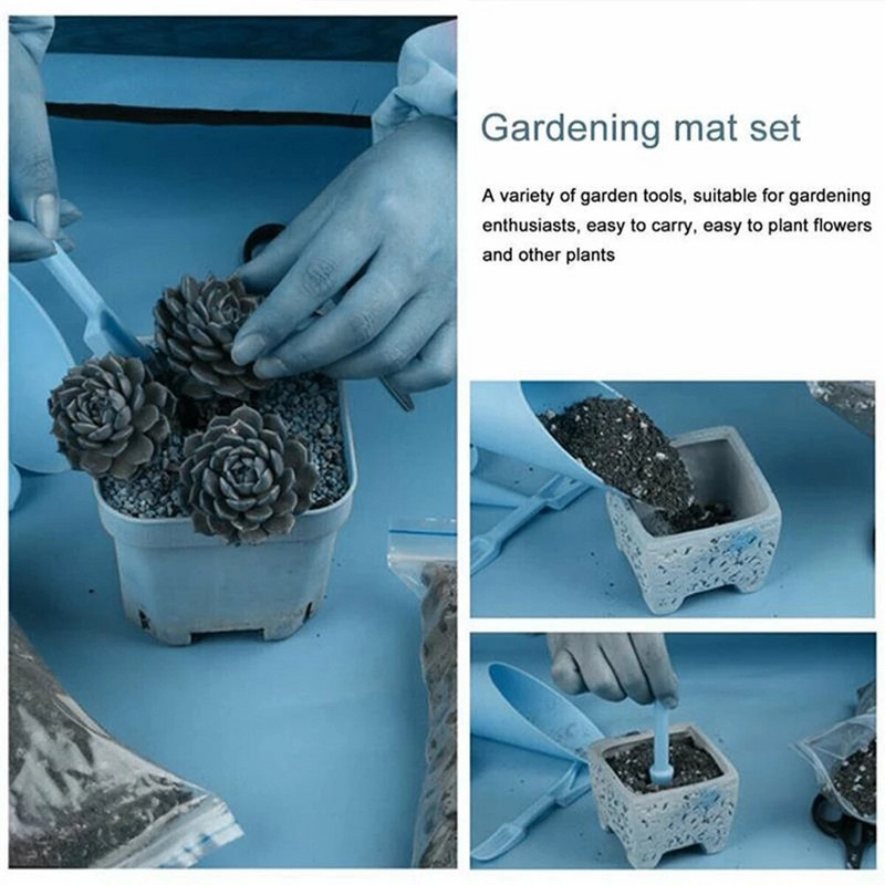 Augalų persodinimo kilimėlis vandeniui atsparus sodo kilimėlis Daugkartinės persodinimo pagalvėlės namų sodo vidaus reikmenims 50X50/75X75/100X100cm