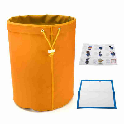 1db gallon többszínű Bubble Hash gyógynövényes szűrőtasak mikron méretű + szabadon préselt szita növényi maradék szűrő buborékzacskó