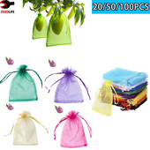 20/50/100 buc. Saci pentru legume, struguri, saci de cultivare a fructelor, saci de protectie pentru fructe, saci de plasa pentru gradina, saci de capsuni din livada