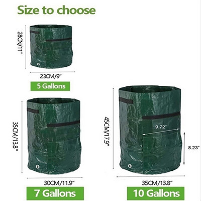 Bulvių auginimas Sodinimas Audiniai maišeliai Sodo vazonai Sodinamosios Daržovių Sodinimo Krepšiai Auginimo Krepšys Ūkio namų sodo įrankis