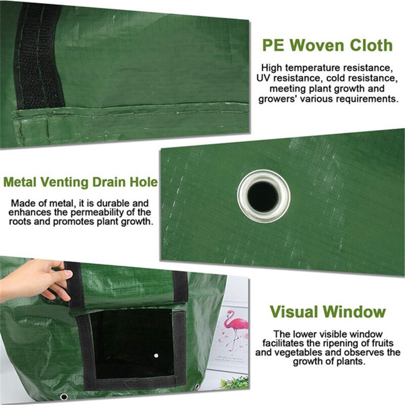 Bulvių auginimas Sodinimas Audiniai maišeliai Sodo vazonai Sodinamosios Daržovių Sodinimo Krepšiai Auginimo Krepšys Ūkio namų sodo įrankis