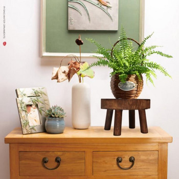 Нова дървена стойка за растения, саксия, основа, държач, табуретка, градински цветен дисплей