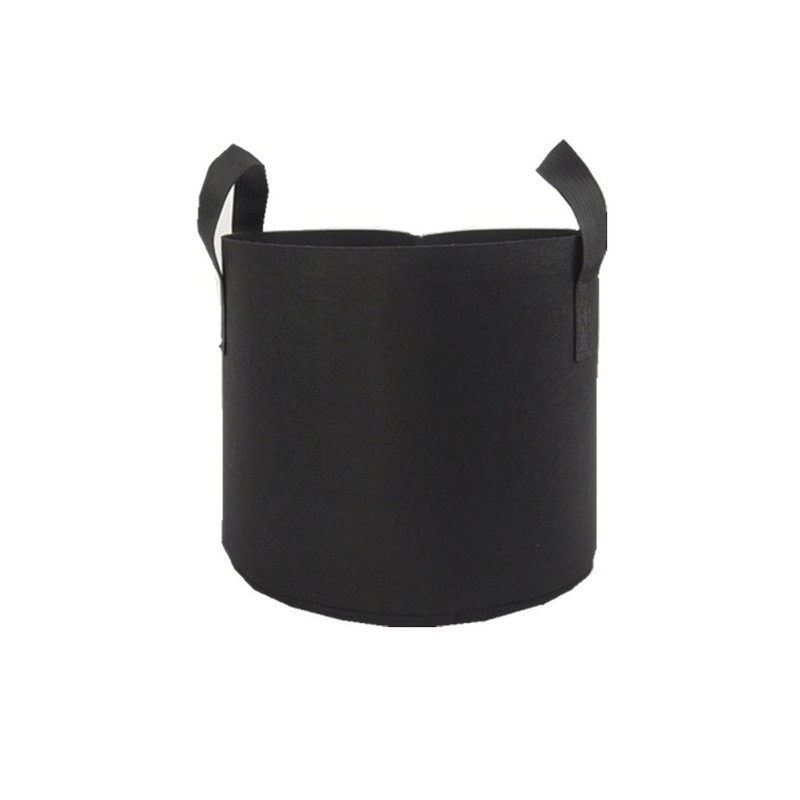 5 bucăți 1-50 galoane saci de cultivare saci de pâslă cu mânere, ghiveci de grădinărit din țesătură, pentru cultivarea legumelor, ghivece de plantat pentru flori