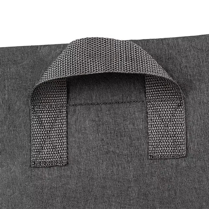 Pat de grădină înălțat din țesătură 1buc pătrat din pâslă Sac de cultivare a florilor de grădină Ghiveci de jardiniera cu mânere Sac de plantare Ghiveci de flori