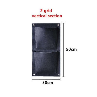 Nou 6/7/12 buzunare saci de cultivare verzi jardinier vertical de grădină de legume de viață sac de grădină pentru răsaduri agățat pe perete sac de creștere