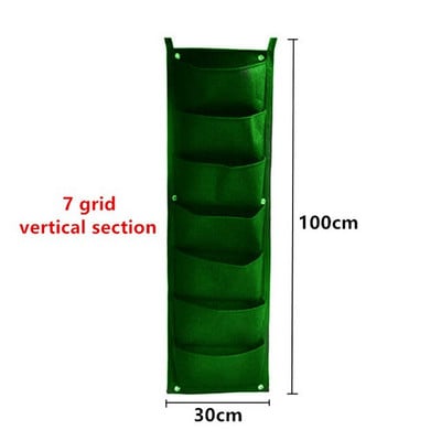 Nou 6/7/12 buzunare saci de cultivare verzi jardinier vertical de grădină de legume de viață sac de grădină pentru răsaduri agățat pe perete sac de creștere