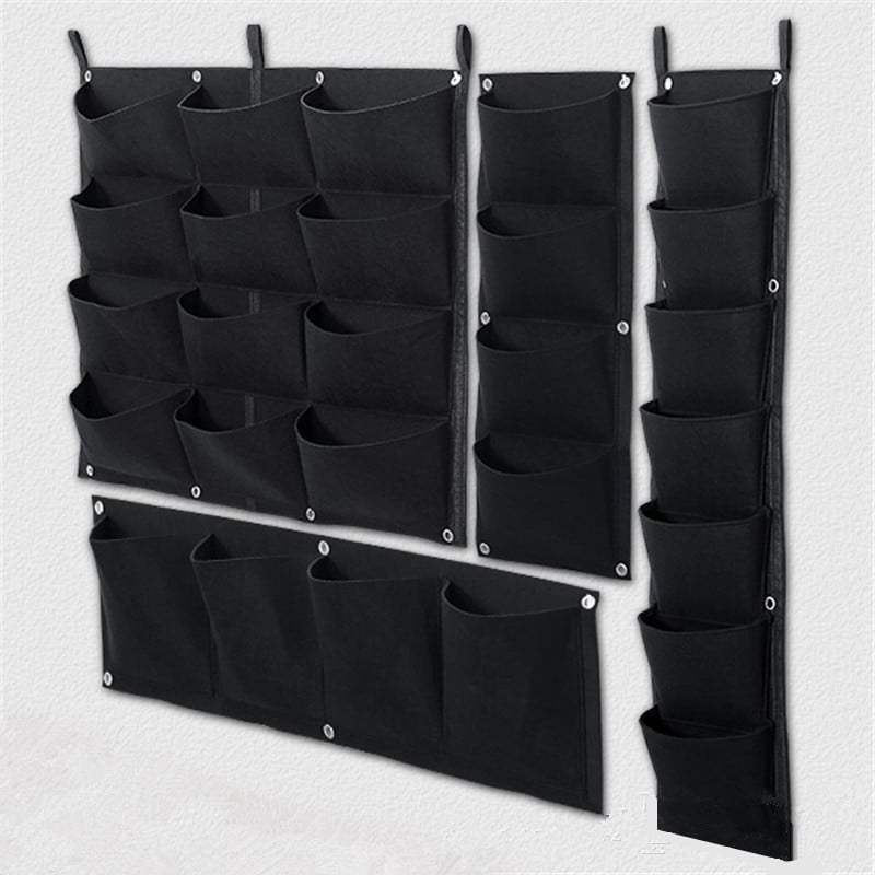 Nou 6/7/12 buzunare saci de cultivare verzi jardinier vertical de grădină de legume de viață sac de grădină pentru răsaduri agățat pe perete sac de creștere