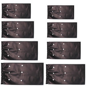 100 bucăți saci de pepinieră din plastic negru PE, ghivece pentru răsaduri din țesătură pentru creșterea plantelor, cu găuri respirabile, pentru agricultura acasă, furnituri de grădinărit