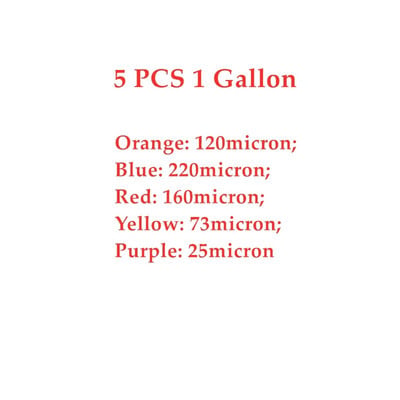 1/5 gallon szűrős palánta buborékzacskó esszencia extrakciós kerti jéghash gyógynövényes zacskók présszitával és tárolózsákkal