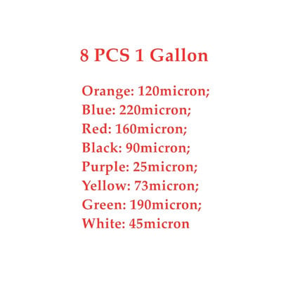 1/5 gallon szűrős palánta buborékzacskó esszencia extrakciós kerti jéghash gyógynövényes zacskók présszitával és tárolózsákkal