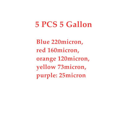 1/5 gallon szűrős palánta buborékzacskó esszencia extrakciós kerti jéghash gyógynövényes zacskók présszitával és tárolózsákkal