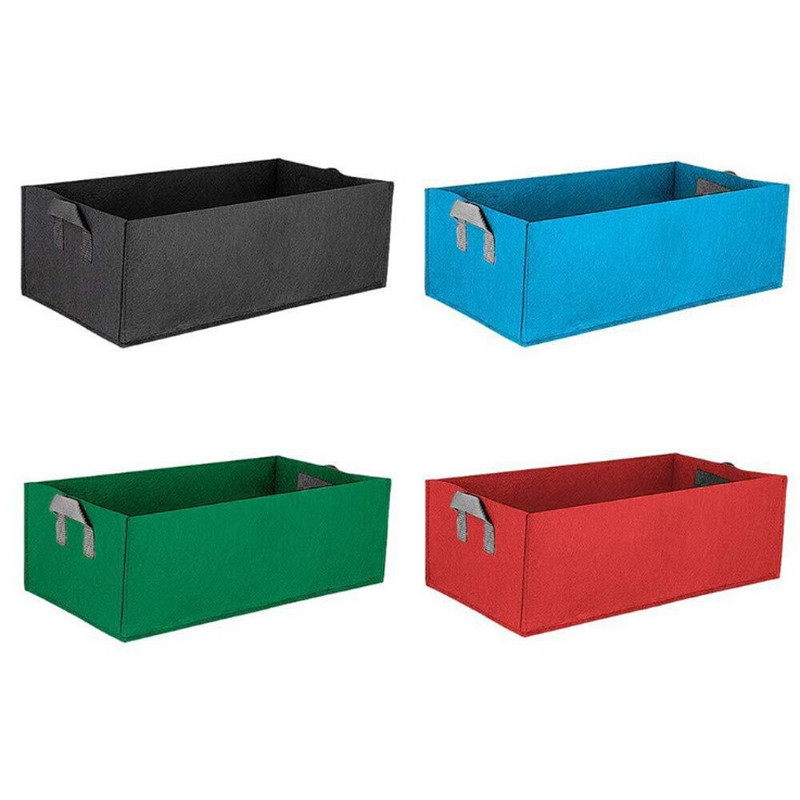 Auginimo maišeliai Neaustinis audinys Pakelta sodo lova Stačiakampė sodinimo talpykla Auginimo krepšiai Audinio vazonas augalams darželio vazonas