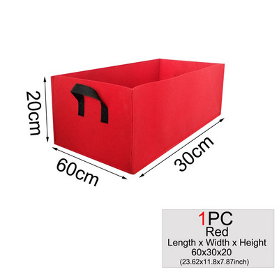 MUCIAKIE 1TK ruudukujuline riidest kasvukott Potikotid Aia istutuskott Köögiviljade istutuskott Käepidemetega istutuspott taimede jaoks