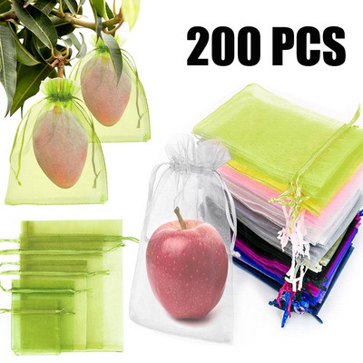 200 τεμ. Strawberry Grapes Fruit Protection bags