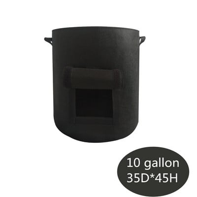 Saci de cultivare a plantelor din pâslă de 3 dimensiuni, țesătură nețesă, oală de cartofi de grădină, saci de cultivare a legumelor în seră, instrumente verticale de hidratare